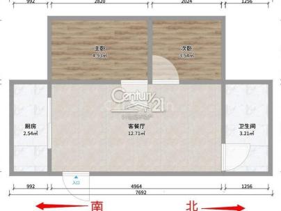 惠南家园 2室 1厅 80平米