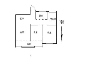 东湖嘉园 2室 1厅 80.13平米