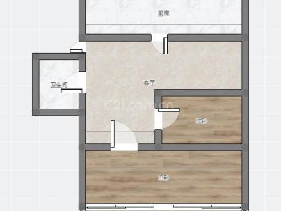 万岁里公寓 1室 1厅 55.64平米