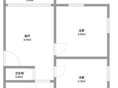 上陡门6组团 2室 1厅 73平米