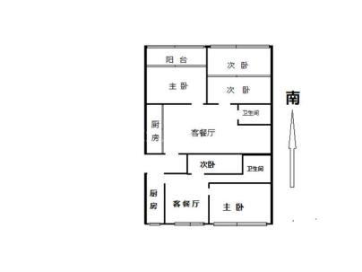 立体城富江庭(望江府） 5室 2厅 125平米