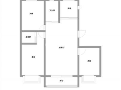 东晟家苑二期 4室 2厅 148平米