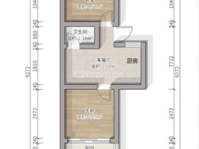 徐衙巷公寓 2室 2厅 62.59平米