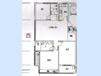 麓雅苑 3室 2厅 140平米