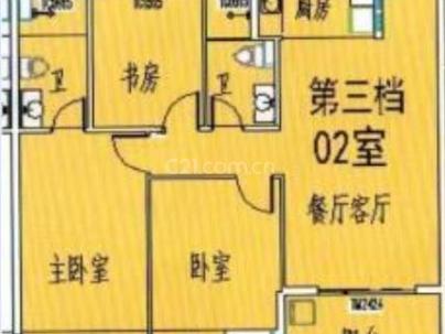 麓雅苑（上田F03地块） 2室 2厅 85平米