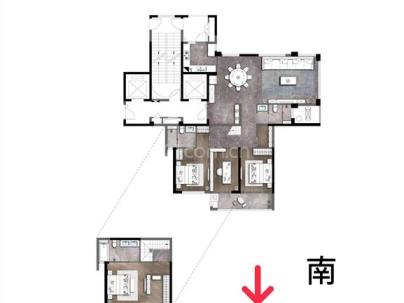江峰阁（金地瓯江峯汇） 4室 2厅 159平米