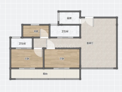 尚悦园(朱垟安置房) 3室 2厅 103平米