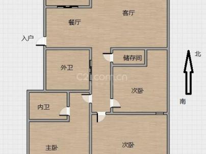 瓯南家园 3室 2厅 130平米