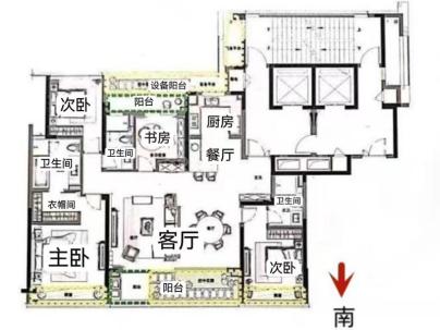 江山云起 4室 2厅 178.58平米