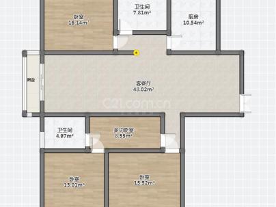 汤锦园 3室 2厅 157平米