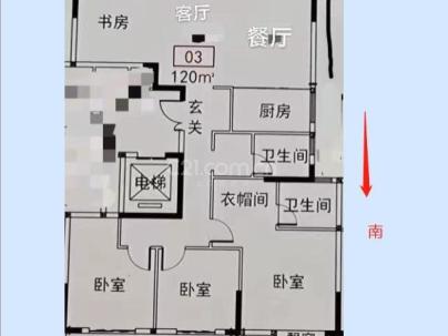 江宸馨园 4室 2厅 150平米