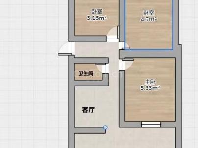 蒲江社区 3室 1厅 78平米