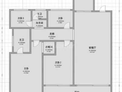 观澜湾 3室 2厅 133平米