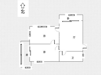 横河北(横河北新村) 1室 1厅 72平米