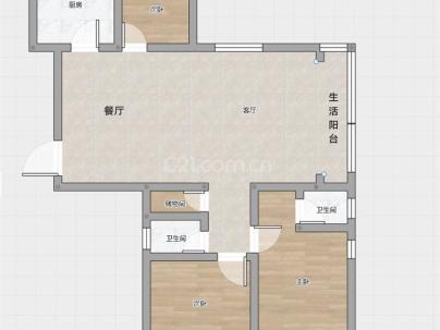 方达嘉园 3室 2厅 127平米