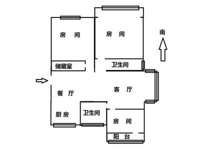 南塘五组团 3室 2厅 161平米