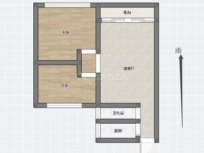 风韵妍庭 2室 1厅 79平米