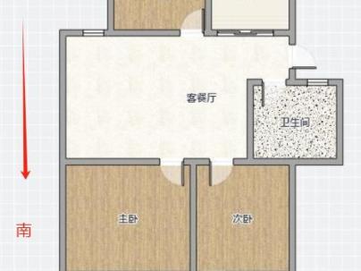 水心汇昌鹿 3室 1厅 92平米