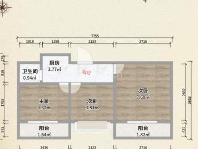 康锦公寓 3室 1厅 160平米