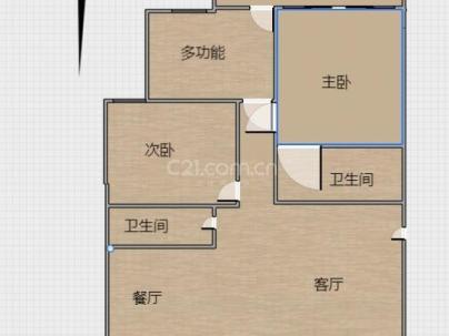 美曦大厦 3室 2厅 125平米