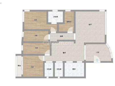 东方明珠城住宅区 4室 2厅 226平米