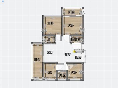 吴滨景园 4室 2厅 180.78平米