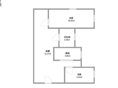 奥体城畅园 2室 1厅 80平米