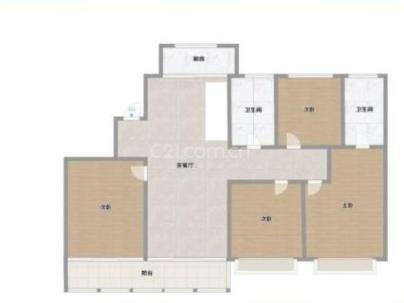 万象府 3室 2厅 139.82平米