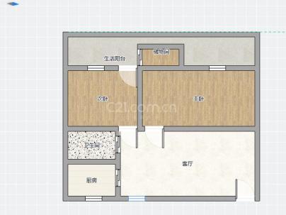 新村路 2室 1厅 76平米