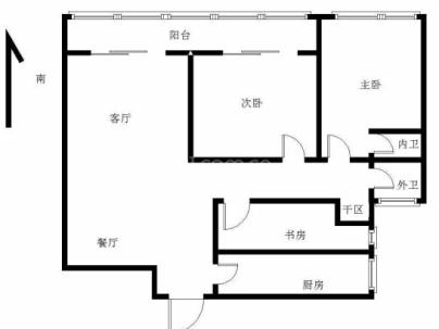 兴秀嘉园 3室 2厅 111平米