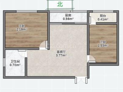 中梁香缇公馆 4室 2厅 108平米