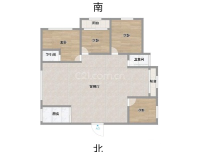 教新红色家园 4室 2厅 172平米
