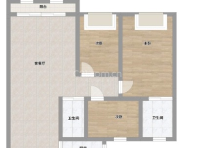 衙民锦苑 3室 2厅 110平米