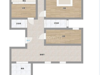 衙民锦苑 3室 2厅 128.23平米
