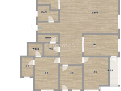 万康锦园(万康锦绣城） 4室 2厅 177平米