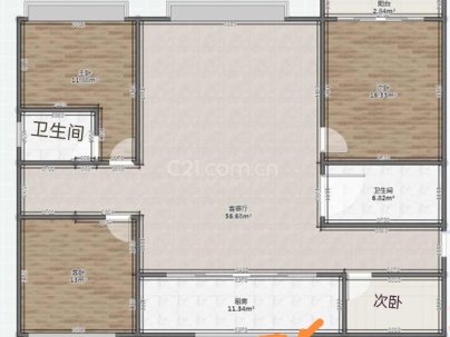 龙浦锦苑 4室 2厅 140平米