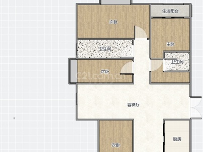 兴和家苑 4室 2厅 147平米