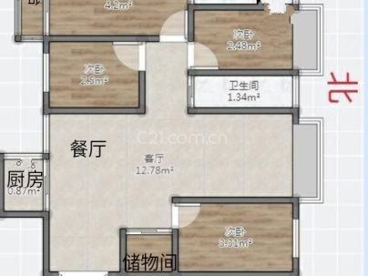 香滨左岸四组团 4室 2厅 166平米