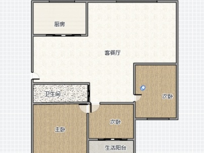 九洲大厦 3室 2厅 123平米
