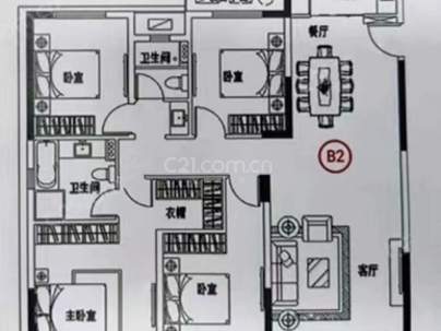 德政嘉园（德政安置房） 4室 2厅 150平米