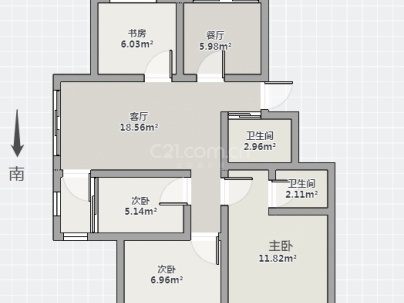 南翔锦苑 4室 2厅 179平米