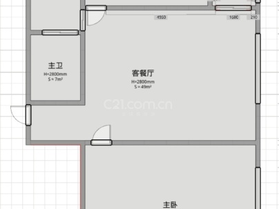 特陶金山（金山组团） 2室 1厅 79平米