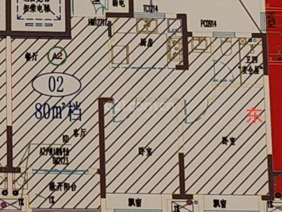 瓯雅云邸 2室 2厅 80平米