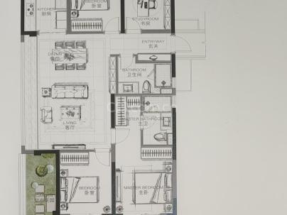 森海名邸（中铁建未来视界） 4室 2厅 129平米
