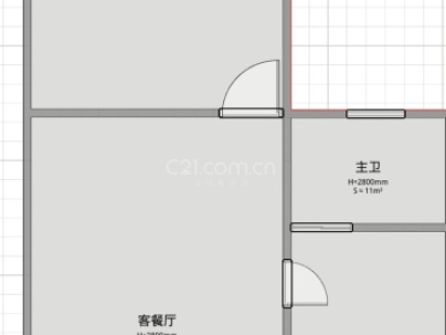 朱彭巷 1室 1厅 37平米