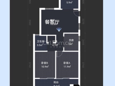 金韵华庭（南塘C-30地块安置房） 3室 2厅 93平米