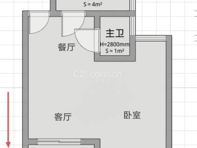 江宸德园 2室 2厅 79平米