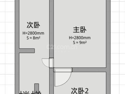 卷索巷 2室 1厅 69平米