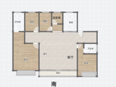 万象府 4室 2厅 183.5平米