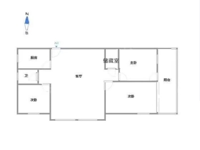 方正组团 3室 2厅 121平米